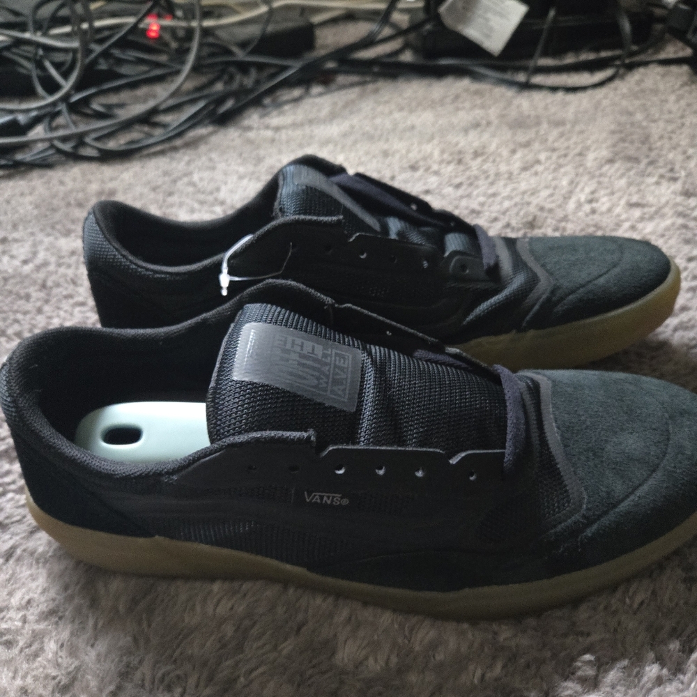 Vans Ave Pro 1 Ultimatewaffle Men Black And Gum Bottom New 082025 - Picture 7 of 11